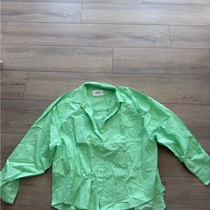 Pistola Light Green Casual Button Down Shirt